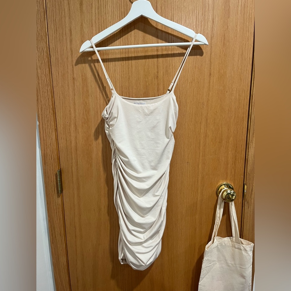 Oh Polly Ruched Mini Dress